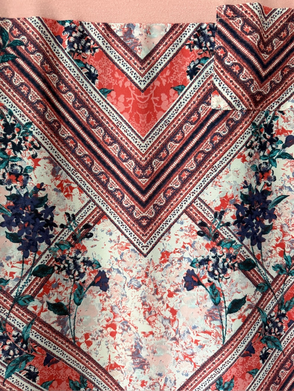 Jolt Floral Bohemian Style Top size XL - Picture 3 of 4